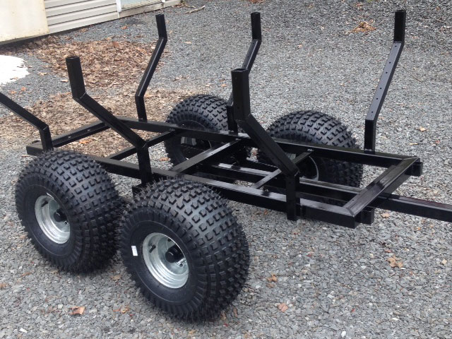 ATV tandem trailer with no planking